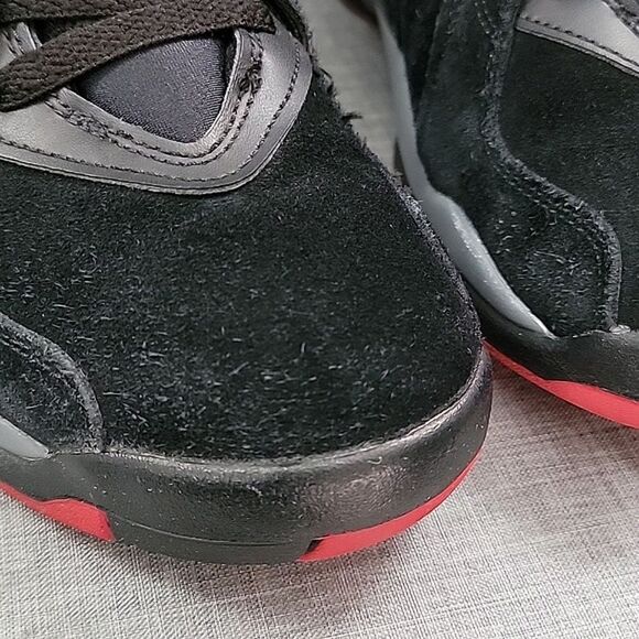 Nike Air Jordan 8 Bred Men\'s SZ 10 Nike retro Black Cement / Red 305381-022 main image 5